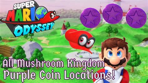 All Mushroom Kingdom Purple Coin Locations Super Mario Odyssey Tutorial Youtube