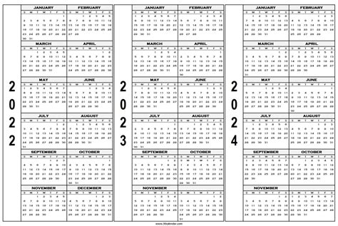 Calendar For 2022 2023 2024 Example Calendar Printable