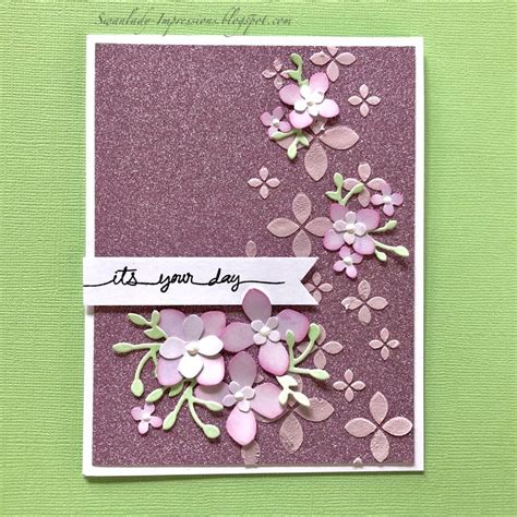 Swanlady Impressions Its Your Day Card Craft Cards Handmade