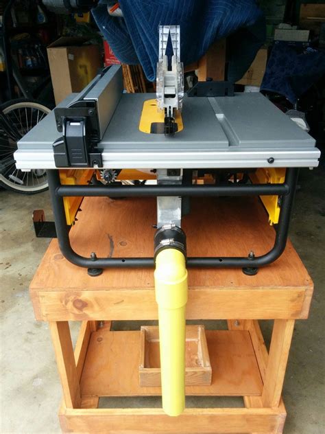 The most basic dust collection that you can add to your table saw is a dust port below the blade. Custom Hand Made Dewalt Table Saw Dust Collector - FREE SHIPPING | Table saw, Dewalt table saw ...