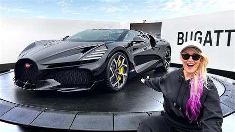 Supercar Blondie Checks Out 5 Million Bugatti W16 Mistral Autoevolution