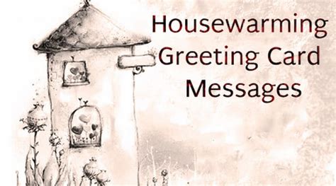 Housewarming Greeting Card Messages