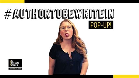 Authortube Pop Up Write In And Author Chat 52420 Youtube
