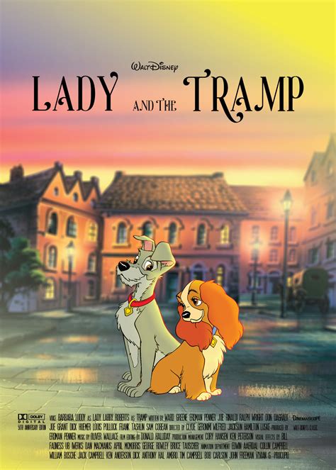 Lady And The Tramp Movie Poster On Behance