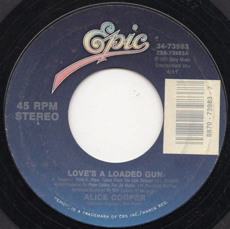 Alice Cooper Love S A Loaded Gun Vinyl Discogs
