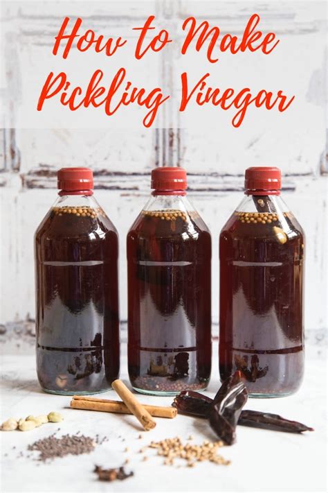 Pickling is a chemical method of finishing. How to Make Pickling Vinegar for Pickles & Chutneys {GF ...
