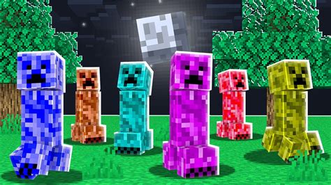 🧨conheÇa Os Novos 24 Creepers Adicionados No Minecraft Youtube