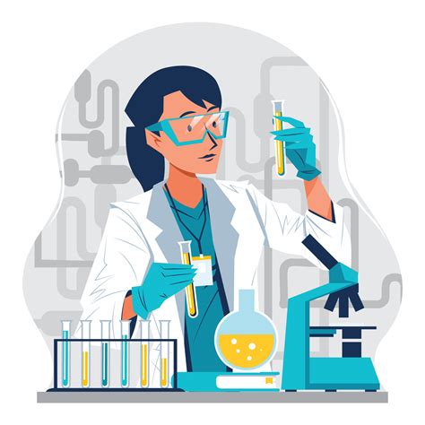 Woman Scientist Vector Art Icons And Graphics For Free Download