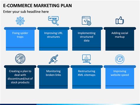 E Commerce Marketing Plan Powerpoint Template Sketchbubble