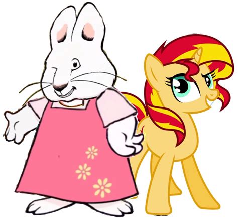 ruby and sunset shimmer vector max and ruby sunset shimmer scooby