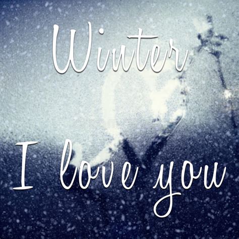 I Love Winter Motivational Quote Stock Illustrations 10 I Love Winter