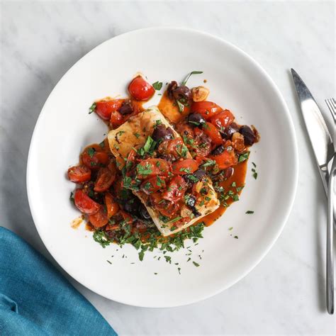 Sea Bass With Sicilian Cherry Tomato Sauce Recipe Gabriele Corcos Food And Wine