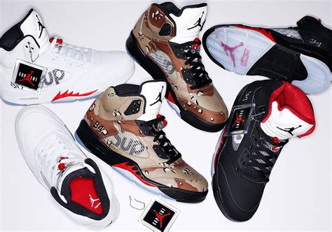 Supreme Makes Air Jordan 5 Collab Release Date Official Air Jordans