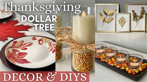 Dollar Tree Diy Thanksgiving Decor And Craft Ideas Fall Diys Dollar