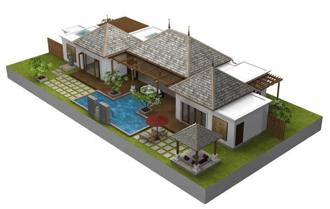 Our luxury tropical villa is all about representing 'modern bali' with its contemporary design, minimalism, open tropical spaces and attention to detail. Bali Style House Floor Plans - Styles Of Homes With ...