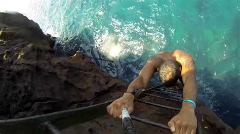South Point Cliff Jumping Big Island Hawaii Gopro Youtube