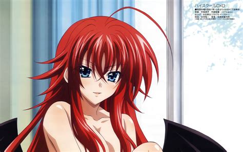High School Dxd Anime Girl Red Hair Highschool Dxd Anime Sensual Hot