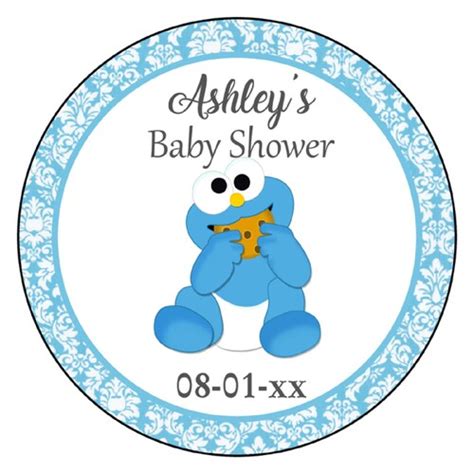 Cookie Monster Baby Shower Invitation Etsy