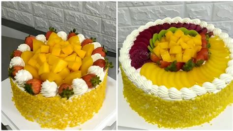 Fruit Cake Decoration Mixed Fruit Cake Decorating Ideas Mango Fruit