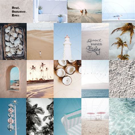 Summer Beach Wall Collage Beach Wall Collage Wall Collage Beach Aesthetic
