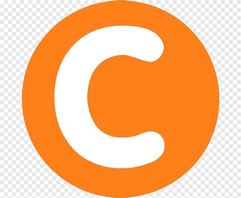 Free Download Circle Letter C Text Orange Png Pngegg