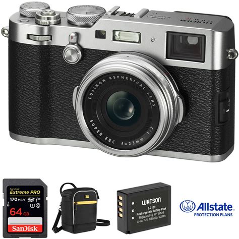 Fujifilm X100f Digital Camera Deluxe Kit Silver Bandh Photo