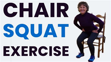 Chair Squat Exercise Youtube