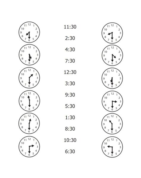 ¿qué Hora Es Une Los Relojes Con Su Hora Worksheet Matematicas