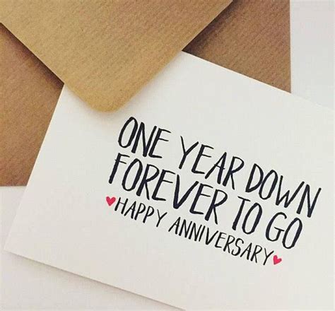 As you celebrate this special 1st wedding anniversary, reflect on both the delicate and hardy aspects of your marriage and your love for one another. 1st year wedding anniversary card, One year down, forever ...