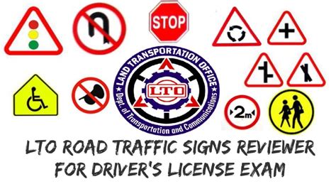 Lto Road Traffic Signs Reviewer For Drivers License Exam