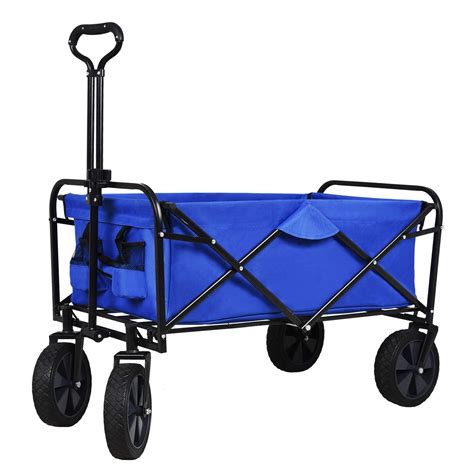 Suncoo Folding Push Wagon Cart Collapsible Outdoor Utility Camping