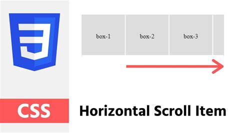 How To Make Horizontal Scroll Item Css Tricks Youtube