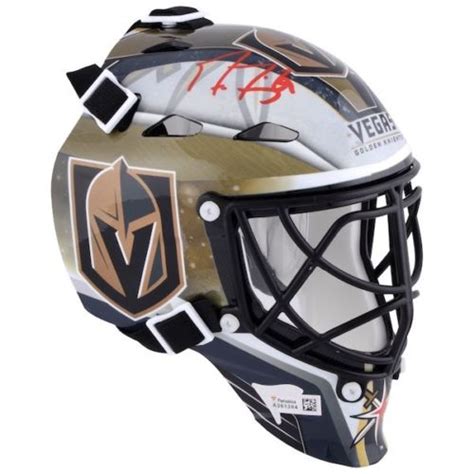Montreal managed just three in first period. Marc-Andre Fleury Signed Vegas Golden Knights Mini Goalie ...