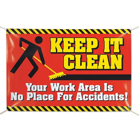 Keep It Clean Your Work Area Is No Place For Accidents