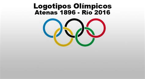 El logo, que circulará por el mundo entero, resume y simboliza la ilusión, esfuerzo y misión de grecia cuando le ha correspondido organizar los juegos. Logotipos Olímpicos desde Atenas 1896 hasta Río 2016 ...