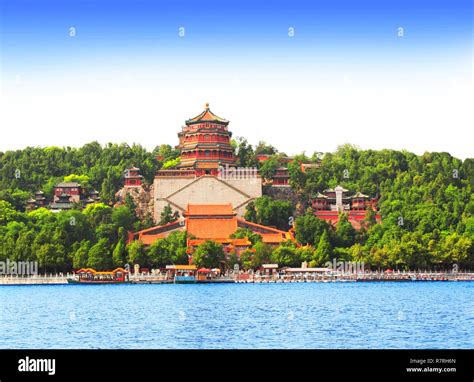 Imperial Summer Palace In Beijing China Longevity Hill On The Kunming