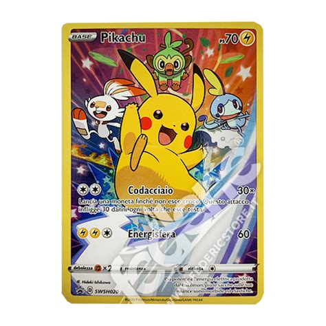 Promo SWSH020 Pikachu Full Art IT MINT Federicstore