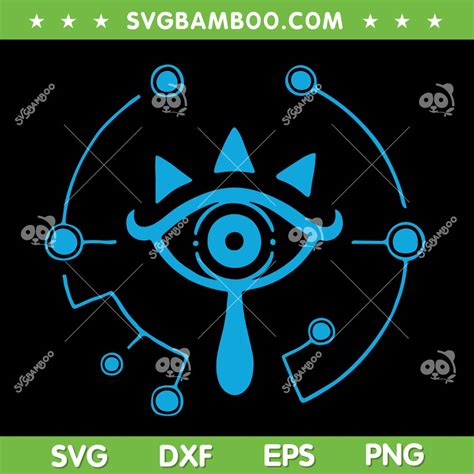 Zelda Breath Of The Wild Sheikah Eye Logo Svg Png