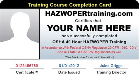 40 Hour Hazwoper Online Course Templates