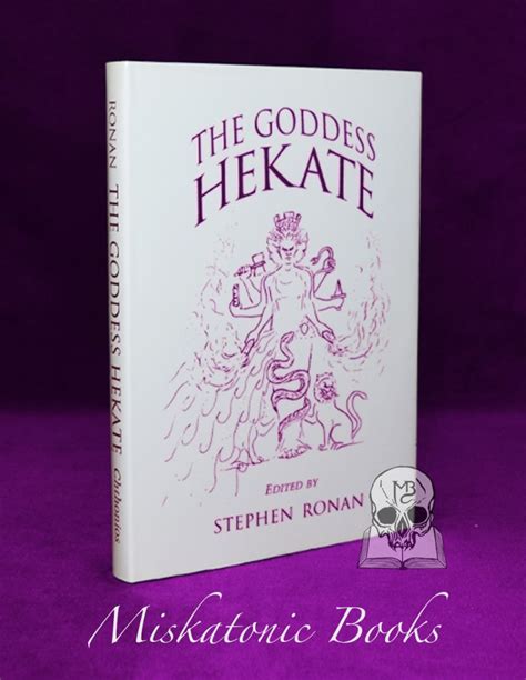 the goddess hekate edited by stephen ronan hardcover first edition bumped corner