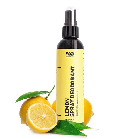 Lemon Spray Deodorant All Natural Deodorant For Women And Men