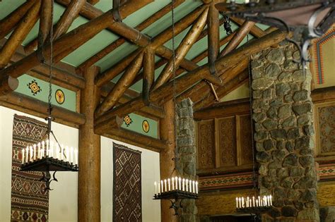 The grand dining room of the ahwahnee hotel. Interior of the Ahwahnee Dining Room by yosemite-tahoe ...