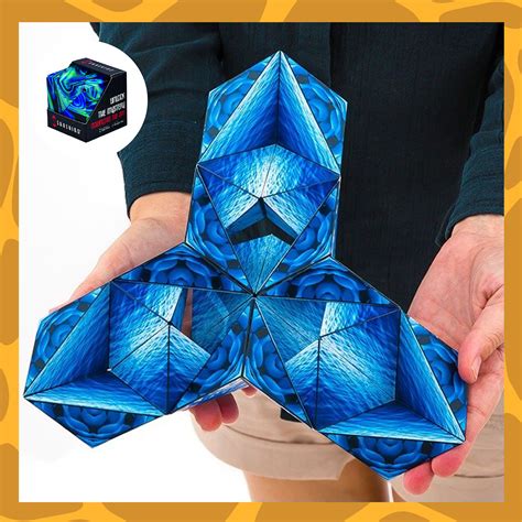 Shashibo Magnetic Shape Shifting Cube Mystic Ocean Happy Crates