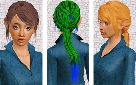 Double Wrapped Ponytail Hairstyle Newsea Lucia Retextured By