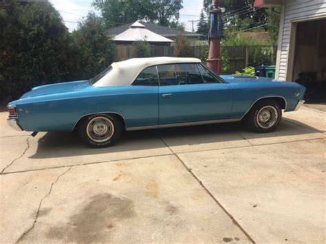 The 1967 chevelle was available in several trim levels including the chevelle 300, chevelle 300 deluxe, chevelle malibu, or chevelle ss396. 1967 Chevelle SS 396 Convertible 4-speed buckets marina ...