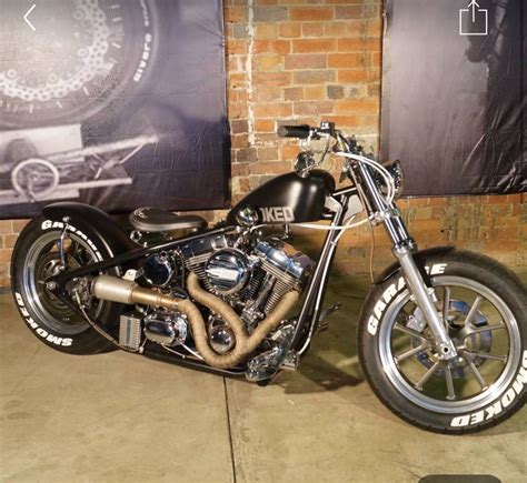 Custom Harley Bobber, cool hardtail harley. | Harley 