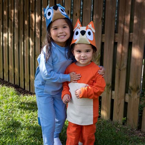 Recreate This Easy Diy Bluey And Bingo Costume By Starting With Super