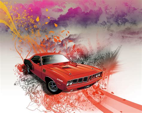 Muscle Car Art Paint Wallpapers Top Free Muscle Car Art Paint