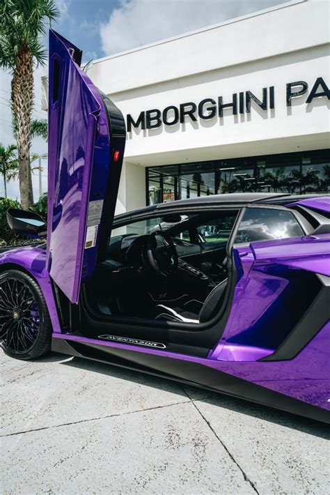 Lamborghini Ad Personam Builds Purple Aventador Sv Roadster