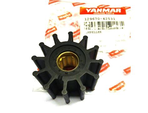 Genuine Yanmar Water Pump Impeller 4jh3 Te Series 129470 42532 Jh